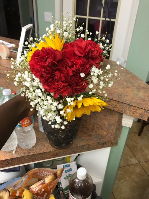 Centerpiece/bouquet trial 4