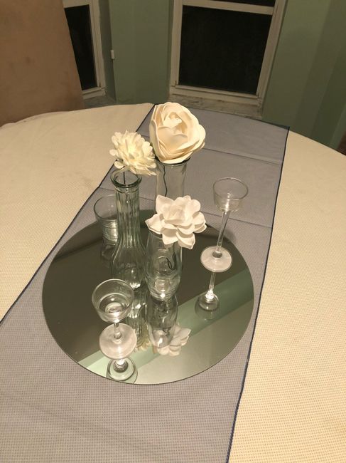 Making centerpieces 8