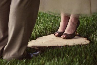 Backyard wedding what kind of shoes?