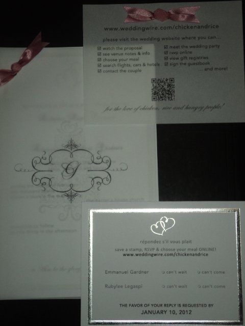 Did anyone do their own invitations?