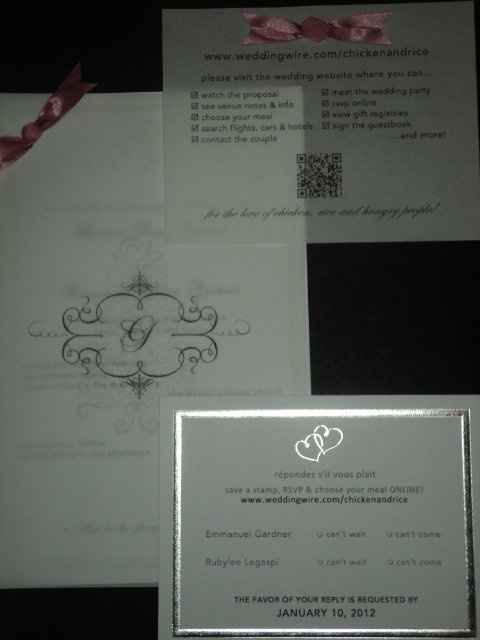 Did anyone do their own invitations?
