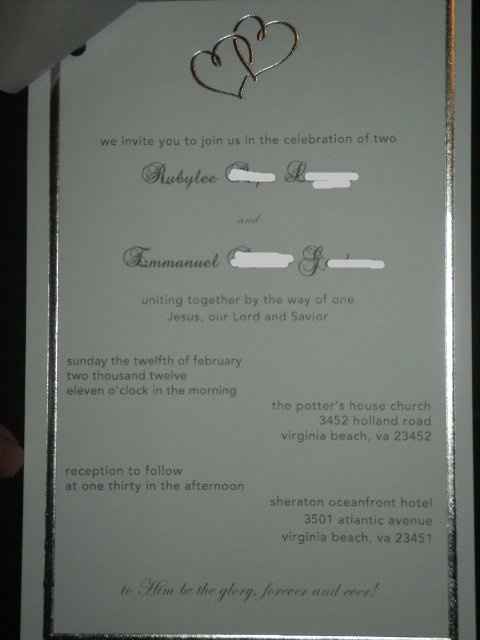 Christian Invitation Wording