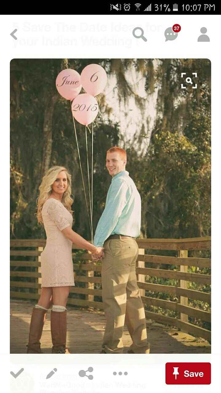 Balloon Save The Date's