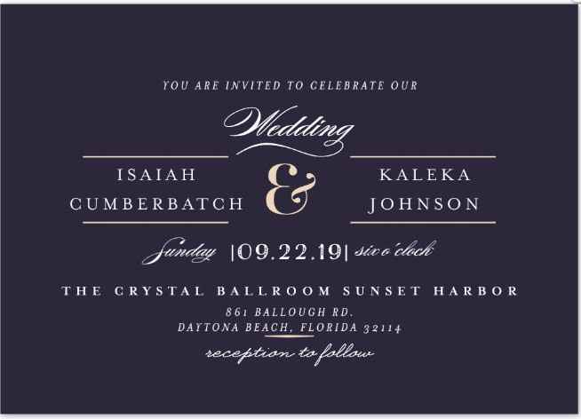 Wedding Invitations - 1