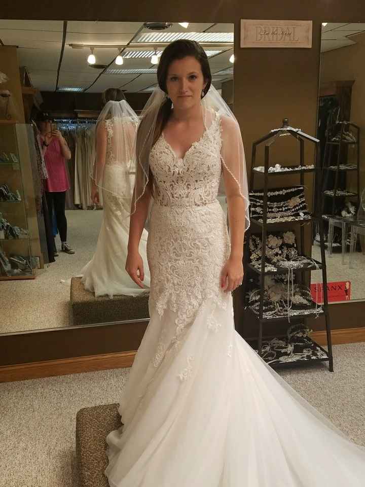 I said, "YES to the dress today"