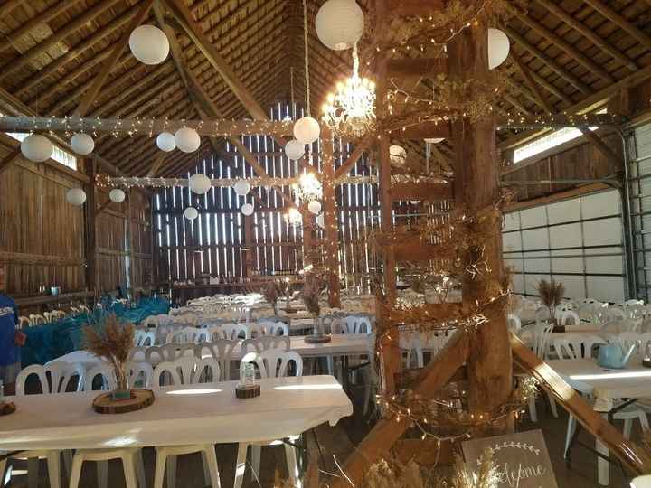 Rustic/barn unique centerpieces