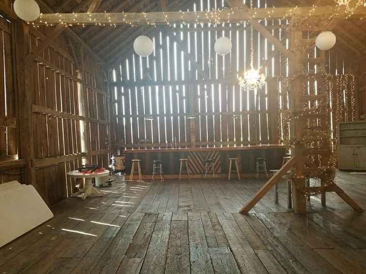 Rustic/barn unique centerpieces