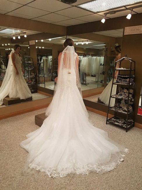 I said, "YES to the dress today"