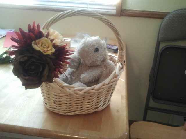 first DIY is done! FG basket and we're both happy with it:)