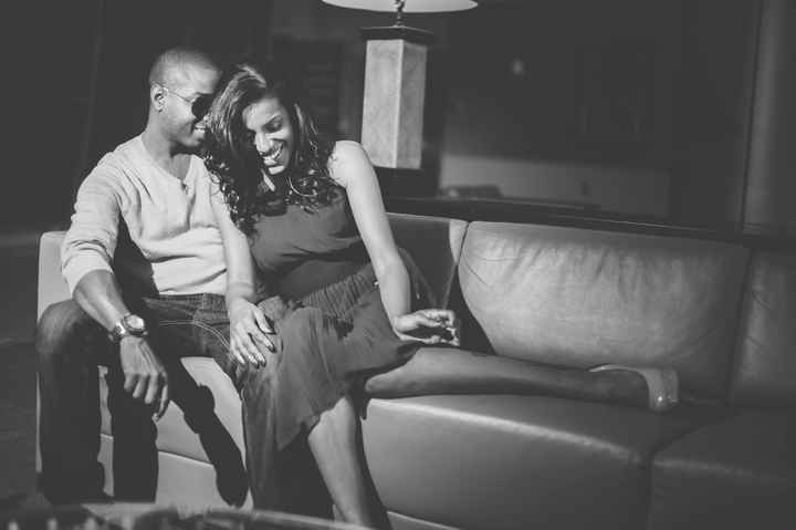 For engagement photos, did you...