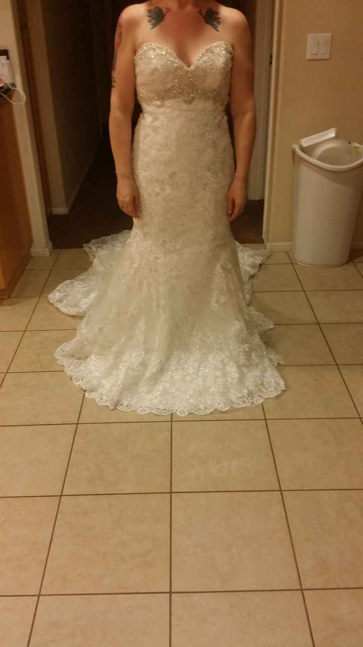 Oh No!!!! My wedding dress did not fit.. UGH.
