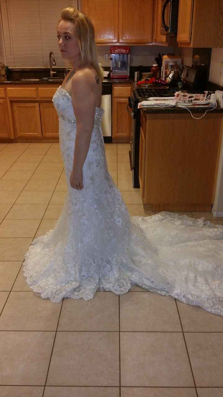 Oh No!!!! My wedding dress did not fit.. UGH.