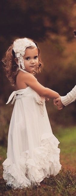 The flower girl struggle