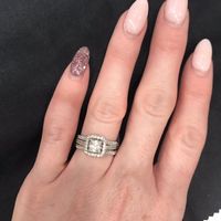 My ring and guard before the guard was sized