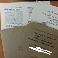 DIY Invite sample is done.. Rustic theme. Let me know your opinions..