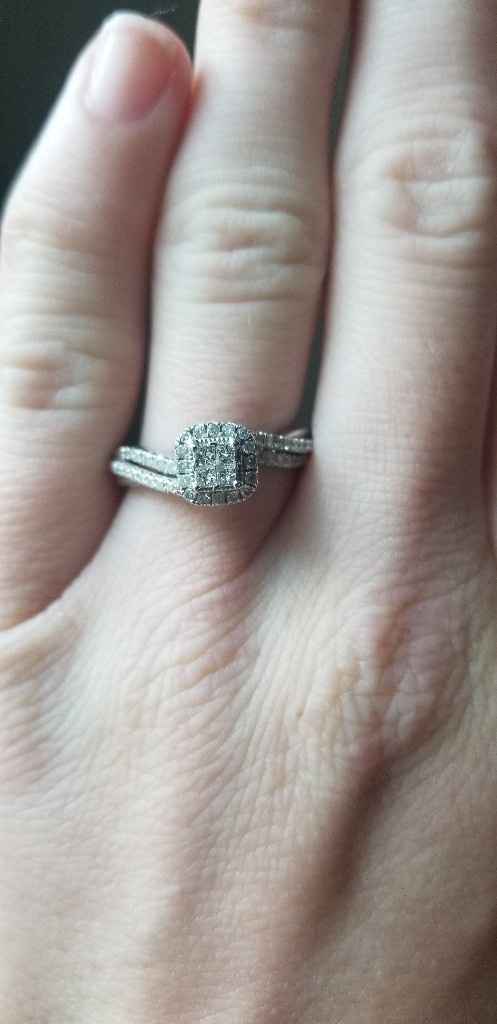 Wedding band that goes with my engagement ring - 1