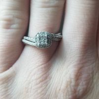 Wedding band that goes with my engagement ring - 1
