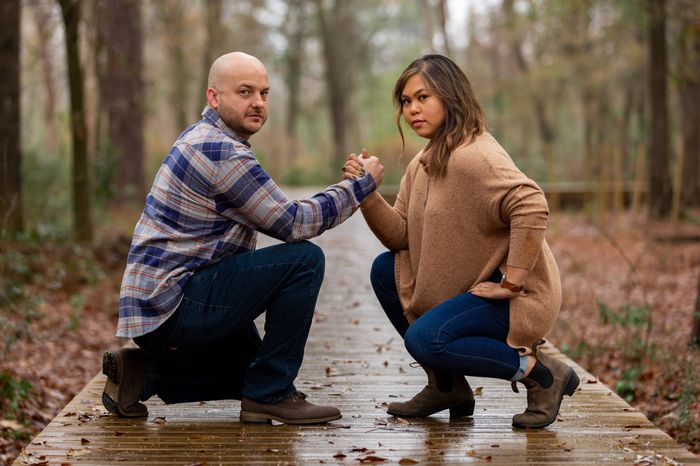 Anyone have engagement photos that are neither cutesy nor glam? - 1