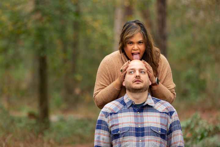 Anyone have engagement photos that are neither cutesy nor glam? - 2