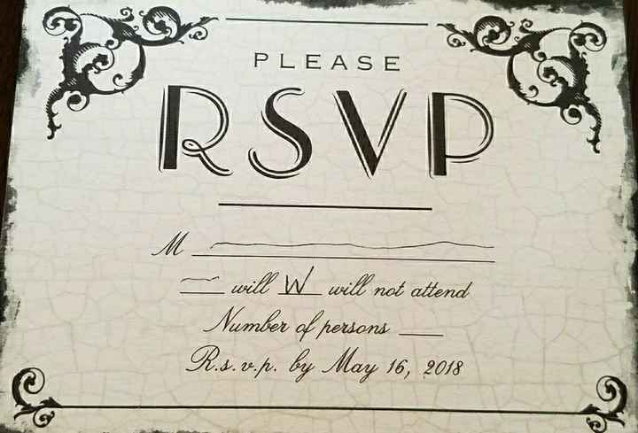 Got First rsvp - 1