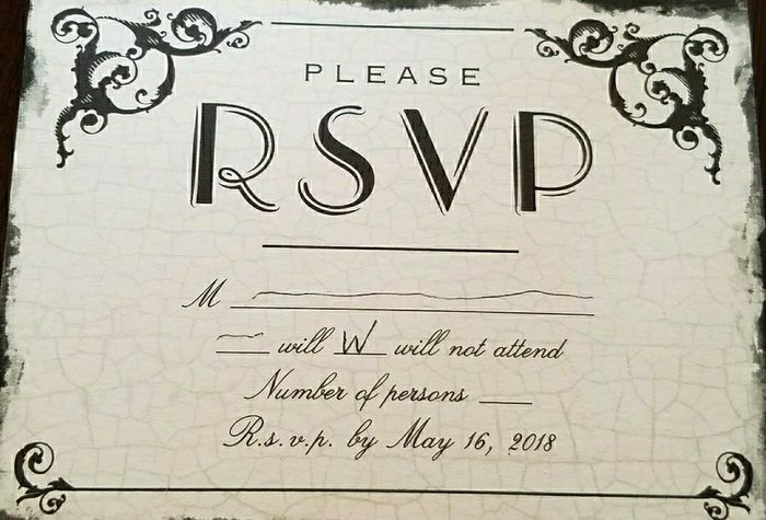 Should i add numbers to Rsvps to help organize? - 1