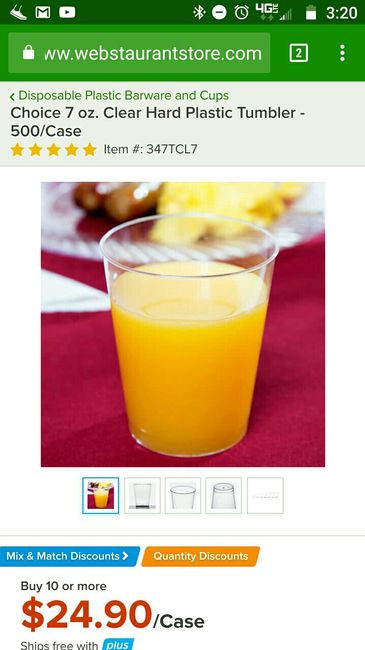 Plastic cups for beer? 1