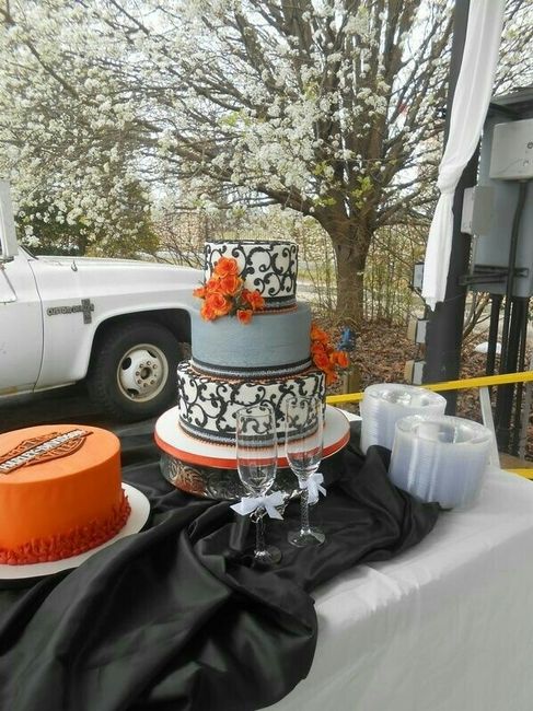 Harley Davidson themed wedding 1