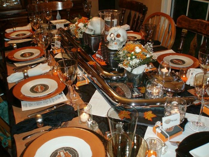 Harley Davidson themed wedding 4