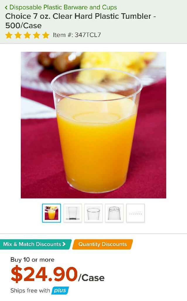 Disposable plates, utensils and cups - 1