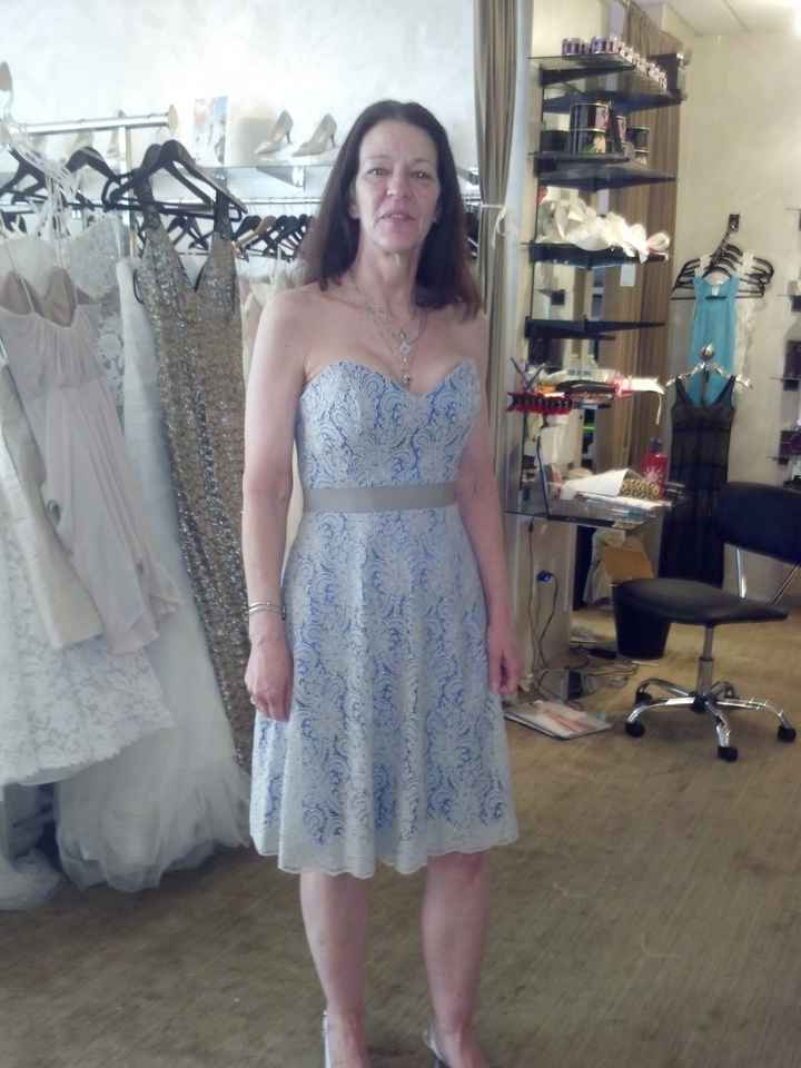 first fitting, loving the dress