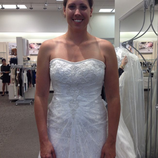 Show me your Davids Bridal dresses:)