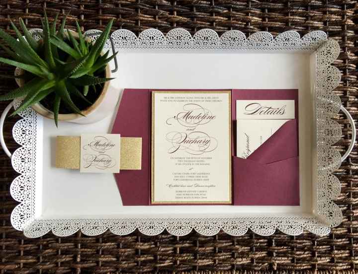 Show me your wedding invitations!