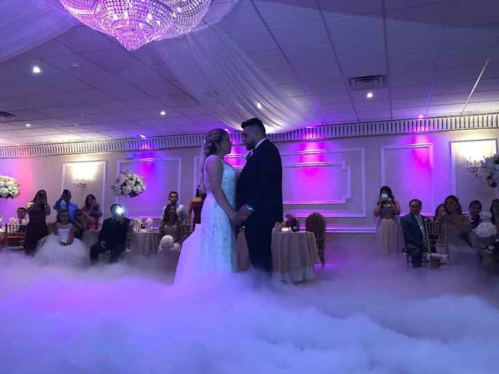Our First Dance under the sky