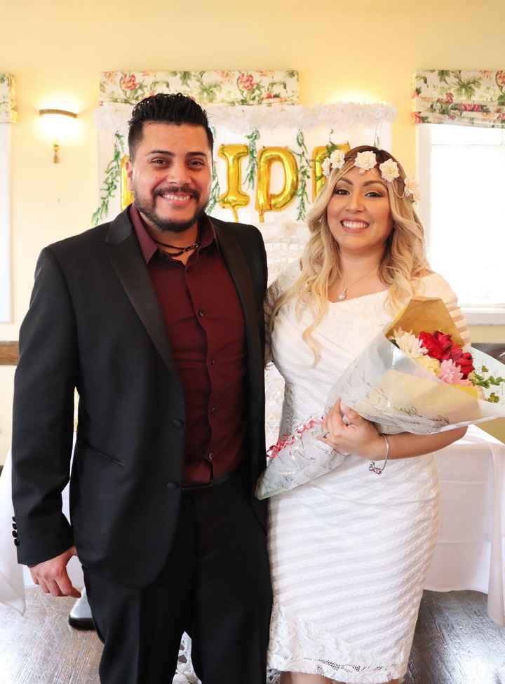 My FH and I in My Bridal Shower