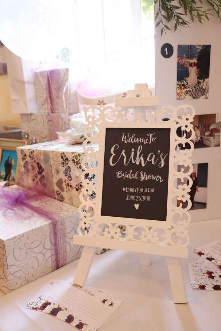 Bridal Shower gifts and cards