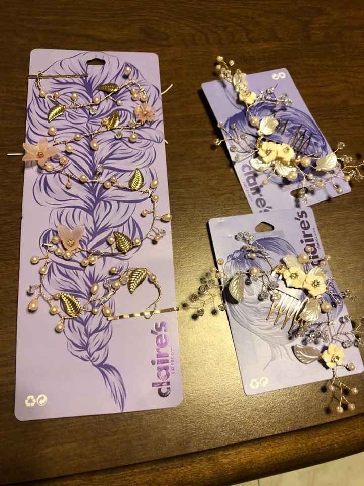 Hair pieces for the Bridesmaids