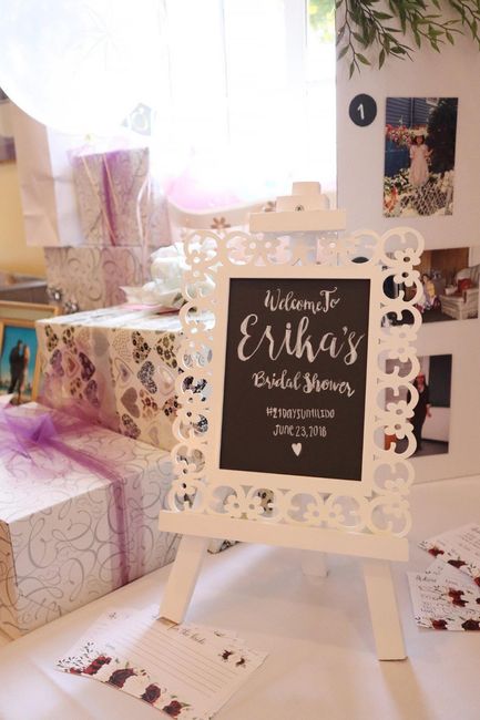 Bridal Shower gifts and cards