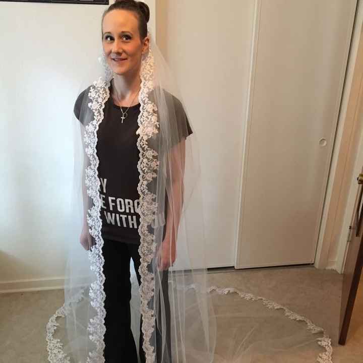 The veil is finished!