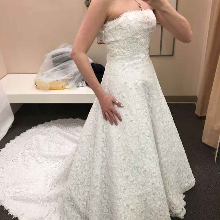 My dress is in...now I want to see yours!
