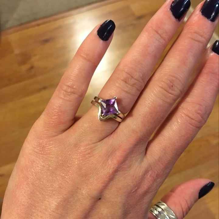 Rings with alt. Gemstone color and/or engravings?