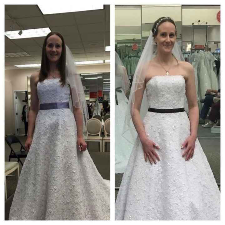 Please show me pictures of your a-line/off-shoulder wedding dresses. I'm a pear shape and struggling