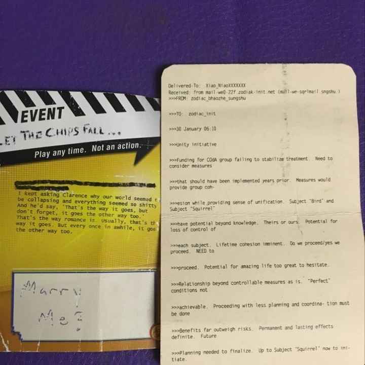 How did your FH/FW propose?