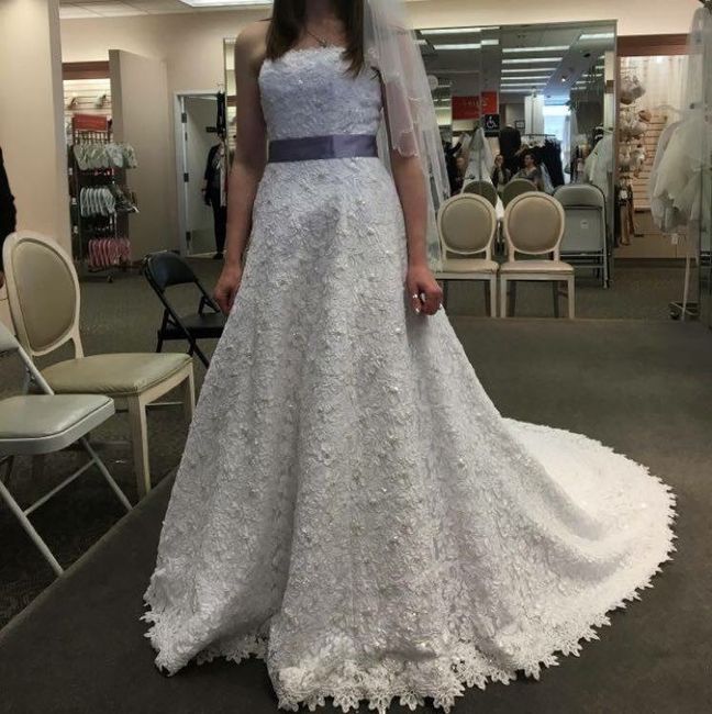 Show off your dress!!