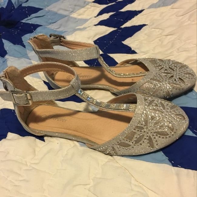 Flats on wedding day