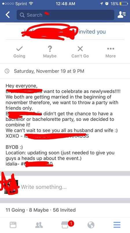 Invite to "reception" and not ceremony