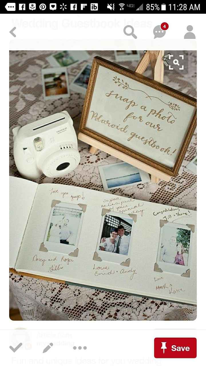 Guest Book Ideas & Cake toppers