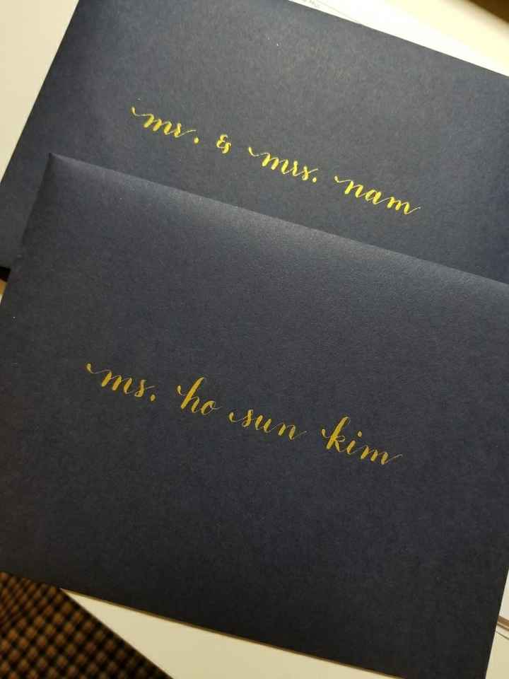 Envelope Calligraphy