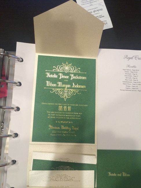 Invitations.... let's see them!