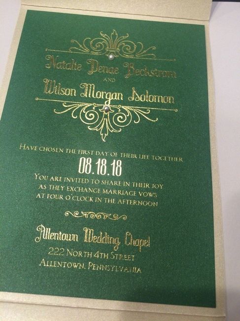 Invitations.... let's see them!