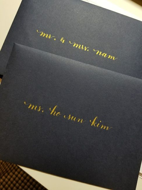 Envelope Calligraphy